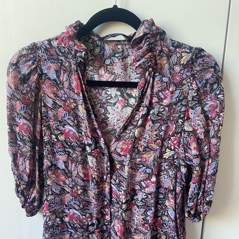 Floral zara blouse